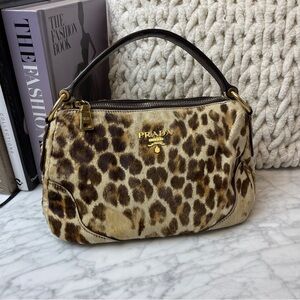 Prada Leopard Hobo